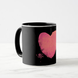 Taza Corazón rosado lindo