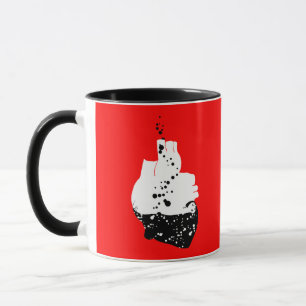 Taza corazón tóxico