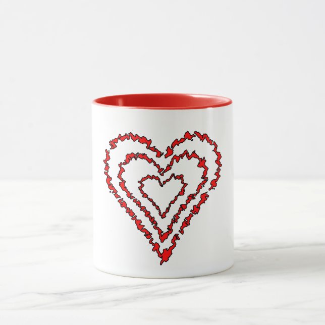 Taza Corazones de amor (Centro)