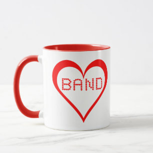 Taza Corazones de banda