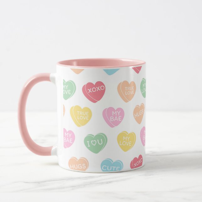 Taza Corazones de caramelo (Izquierda)