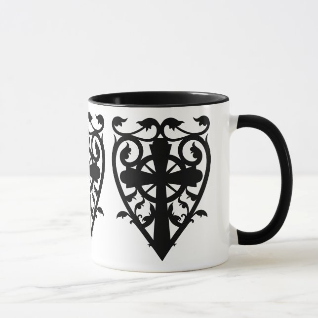 Taza Corazones de cementerio gótico (Derecha)