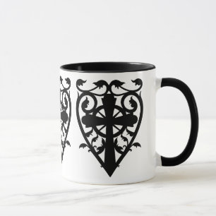 Taza Corazones góticos del cementerio