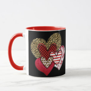 Taza Corazones salvajes múltiples