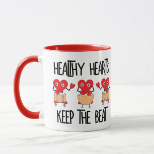 Taza Corazones sanos