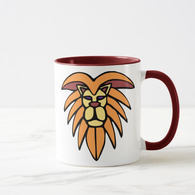 Taza Corbata con cabeza de león (Derecha)