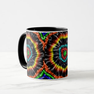 Taza Corbata de tinte negro ópalo,  