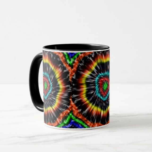 Taza Corbata de tinte negro ópalo,   (Anverso izquierdo)
