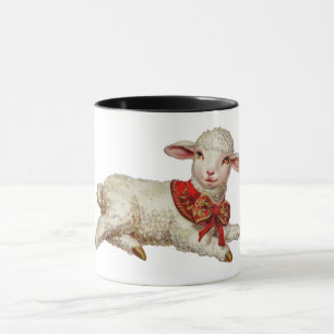Taza cordero navidad