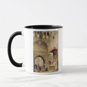 Taza Córdoba: Monje que ruega en un altar cristiano en