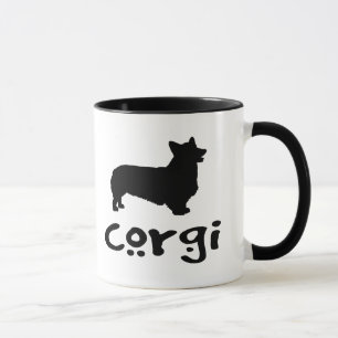Taza Corgi con el texto fresco