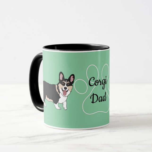 Taza Corgi Dad (Anverso izquierdo)
