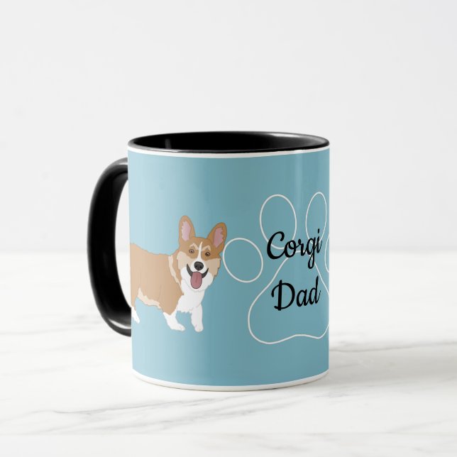 Taza Corgi Dad (Anverso izquierdo)