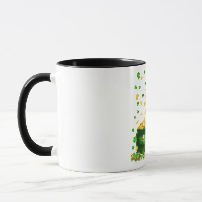 Taza Corgi Dog Happy St Patricks Day (Izquierda)