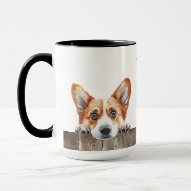 Taza Corgi Dog Mug (Izquierda)