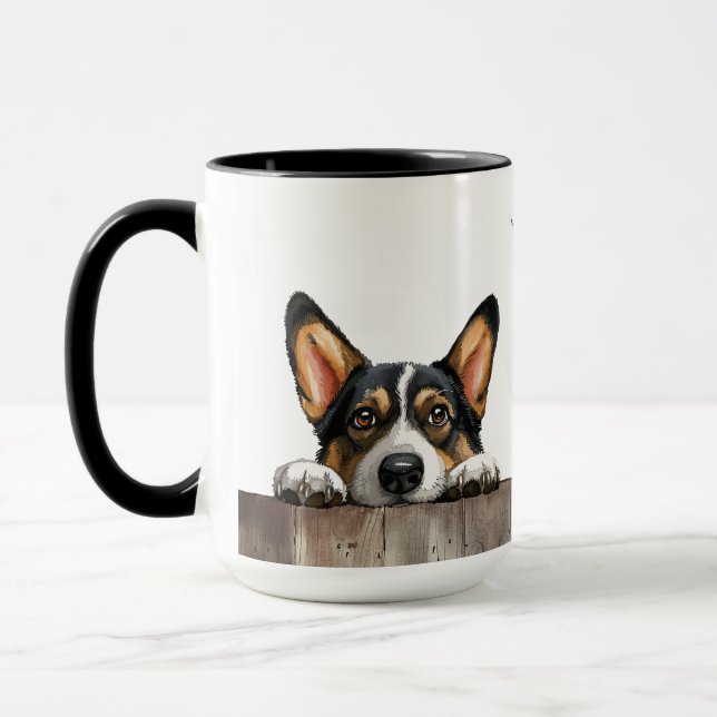 Taza Corgi Dog Mug (Izquierda)