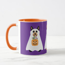 Taza Corgi Ghost Dogs Halloween