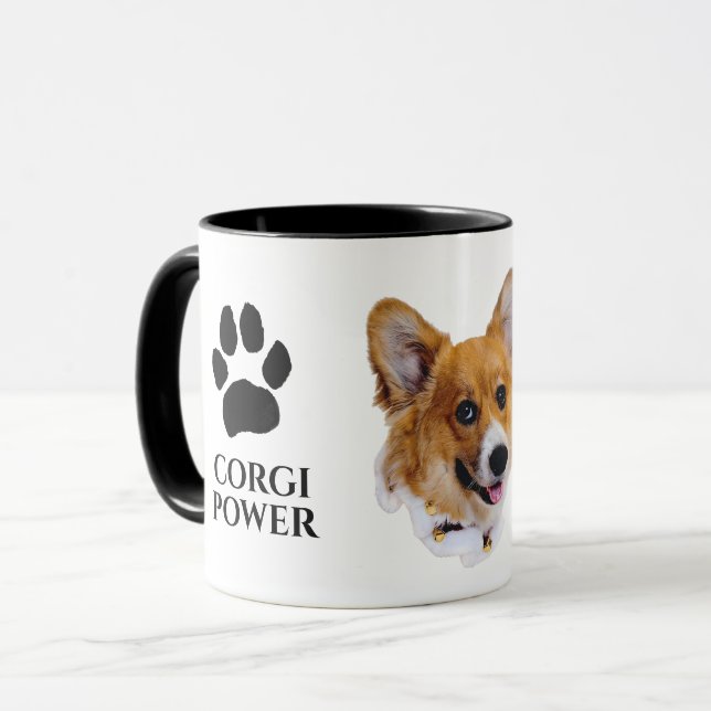 Taza Corgi Power Mug (Anverso izquierdo)