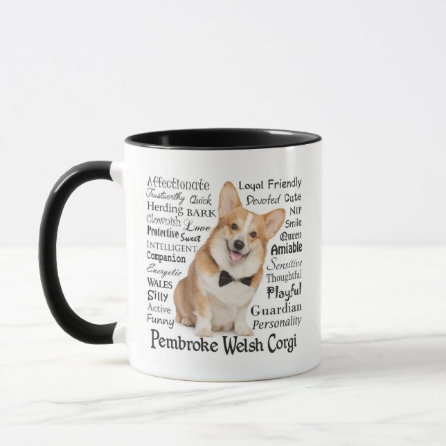 Taza Corgi Traits Mug (Izquierda)