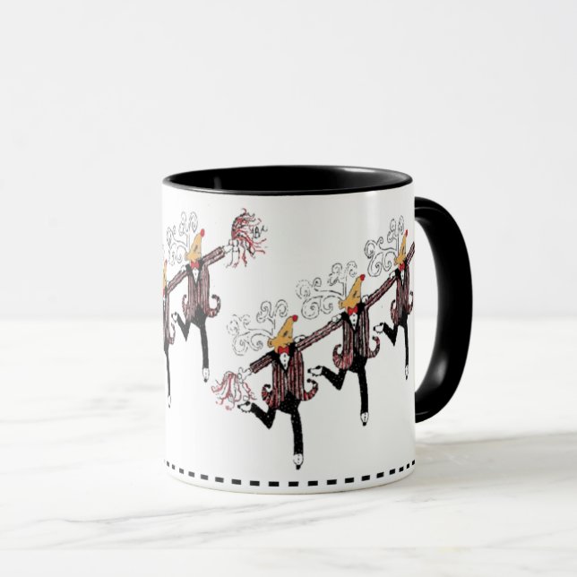 Taza Coristas del reno del baile (Anverso derecho)