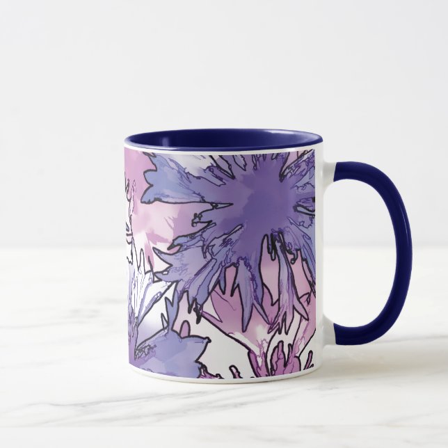 Taza Cornflower Collage (Derecha)