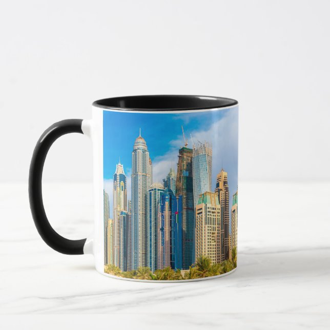 Taza Cornisa de rascacielos modernos de Dubai (Izquierda)
