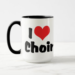 Taza Coro I Love Heart