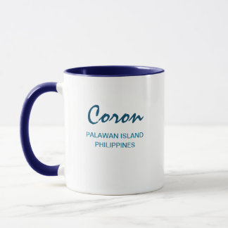 Taza Coron Palawan Filipinas Café Mug