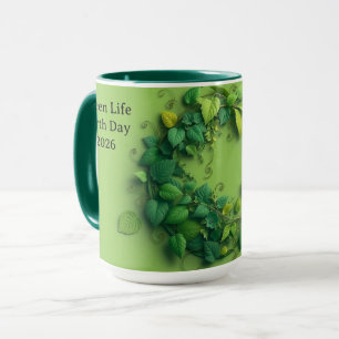 Taza Corona de hoja moderna verde 生命周期