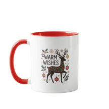  Corona de Navidad Merry & Bright con mango verde