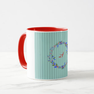 Taza corona de navidades