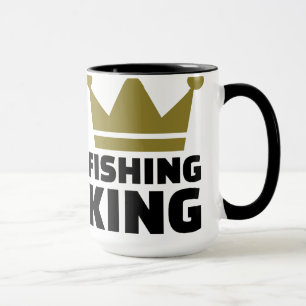 Taza Corona del rey de la pesca