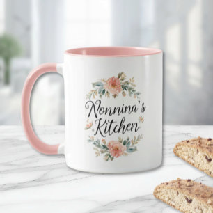 Taza Corona Floral La Cocina de Nonnina