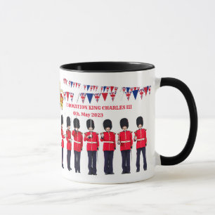 Taza Coronación de texto personalizado del café del rey