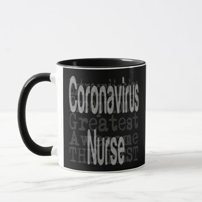 Taza Coronavirus Nurse Extraordinaire (Izquierda)