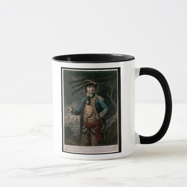 Taza Coronel Benedicto Arnold, pub. Londres, 1776 (Derecha)
