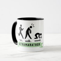 Corre. Camina. Vómito.