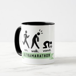 Taza Corre. Camina. Vómito.