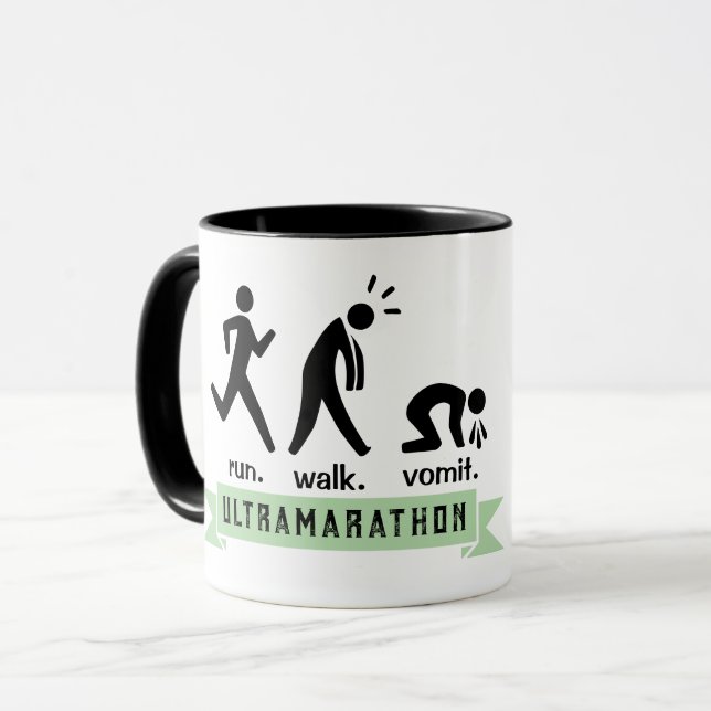 Taza Corre. Camina. Vómito. (Anverso izquierdo)