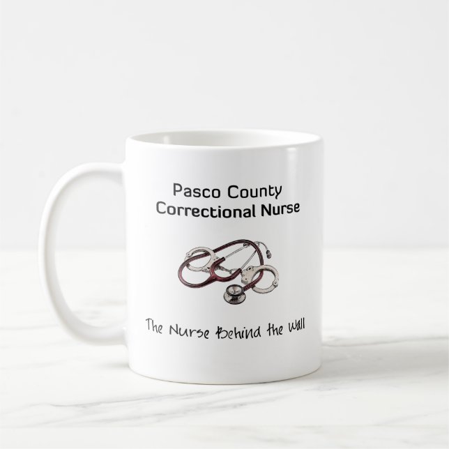 Taza correccional de la enfermera del condado de (Izquierda)