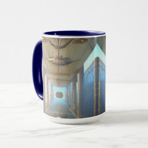 Taza Corredor de la Cámara de Vaporpunk SciFi