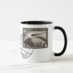 Taza Correo aéreo 1928 de Zepplin