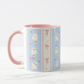 Taza Correo de lechuza Hedwig con patrón de rayas