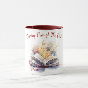 Taza Corriendo a través del libro