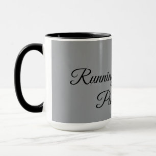 Taza Corriendo con Café y Caos Puro.