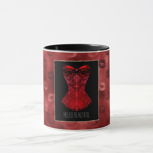 Taza Corsé Labios Rojos (Centro)