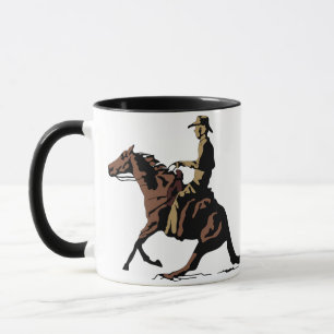 Taza Cortando caballo