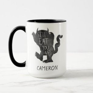 Taza Cosa Salvaje Te voy a comer Agrega tu nombre
