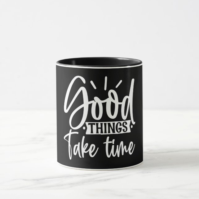 Taza Cosas Buenas Que Llevan Tiempo Mug (Centro)
