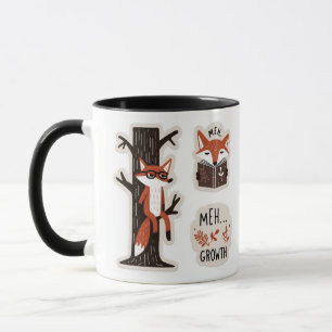 Taza Cosas ricas - "Crecimiento Meh" Gracioso autocuida